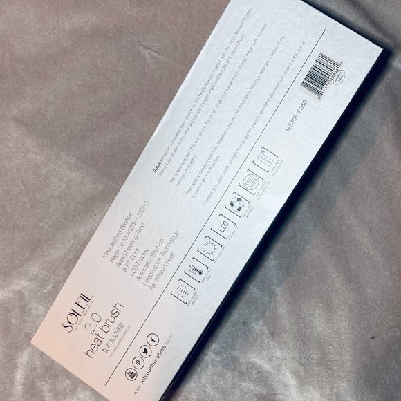 SOLEIL HAIR Heat Brush 2.0 Turquoise NIB! $350 - Picture 9 of 13